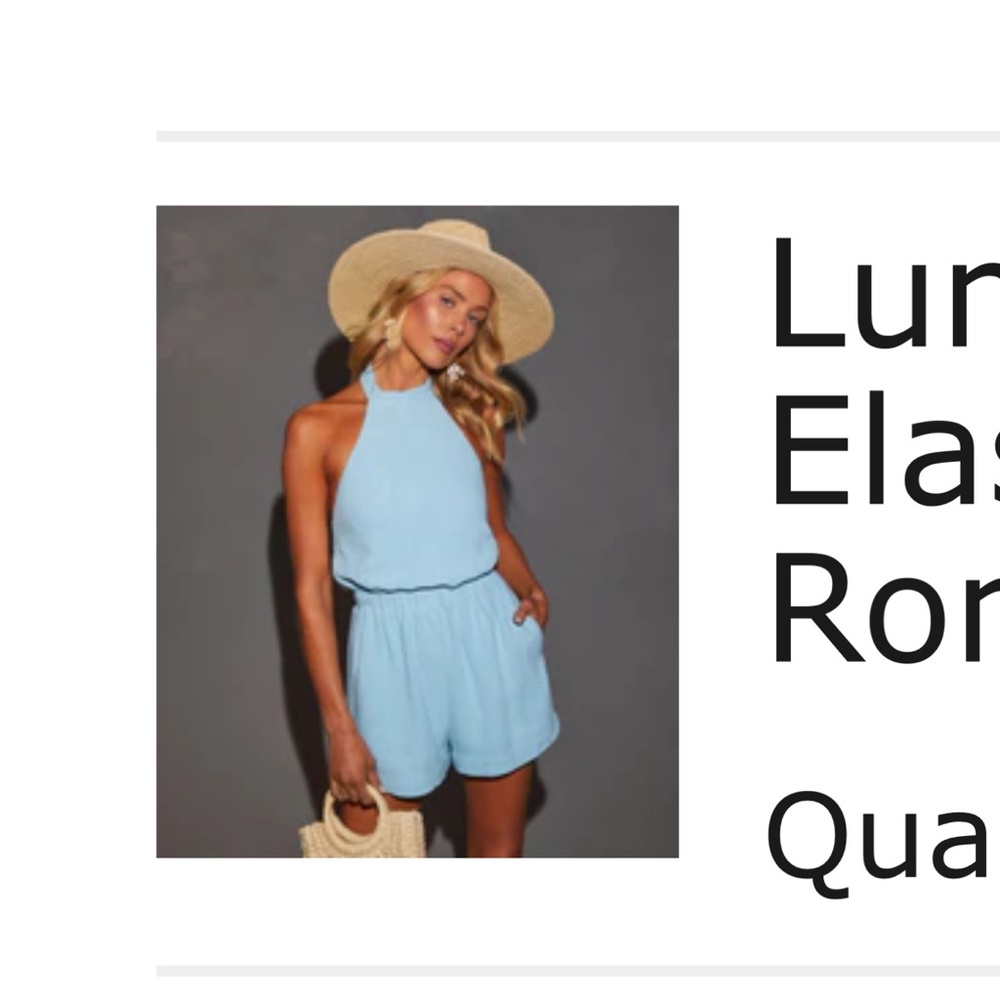 Light Blue women’s VICI Romper
